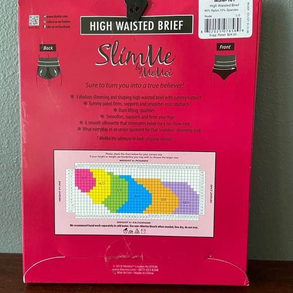 SlimMe by MeMoi High Waisted Brief - Picture 4 of 7